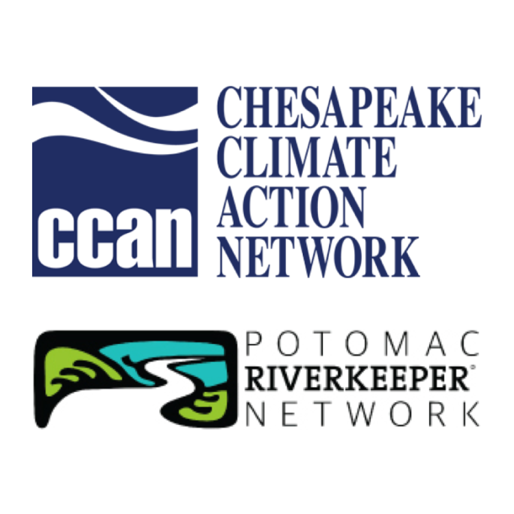 Chesapeake Climate Action Network and Potomac River Keeper Network logos